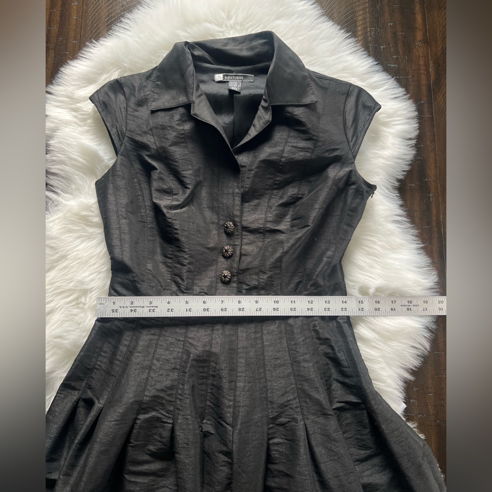 JS Boutique vintage elegant timeless little black dress size 6 - Picture 7 of 10